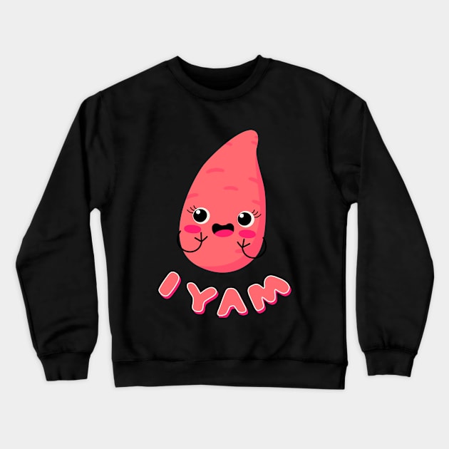 Sweet potato - I YAM - For her Crewneck Sweatshirt by NOSSIKKO